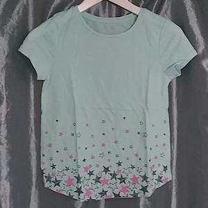 Teal star shirt